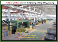 Cut to Length Line (uncoiler, straightening, cutting, slitting, stacking)