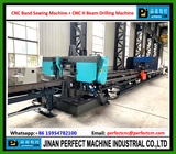 CNC H Beam Band Sawing Machine Structural Steel Machines (DJ1000/DJ1250)