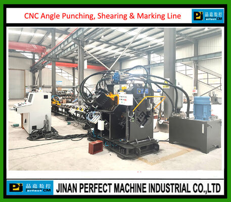 CNC Angle Punching, Shearing & Marking Line (Model APM2020) Enhanced type CNC Angle Line for angle size 200x200x20mm