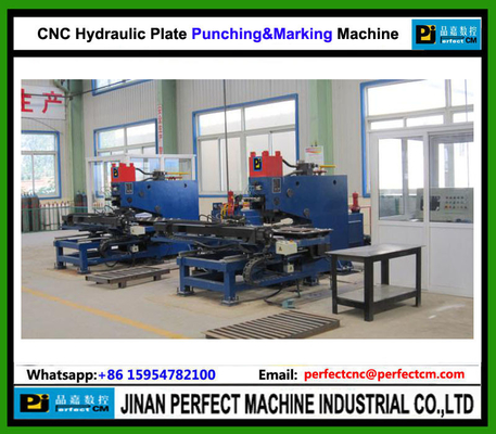 CNC Hydraulic Plate Punching & Marking Machine Used in Steel Structure Industry China Top Supplier