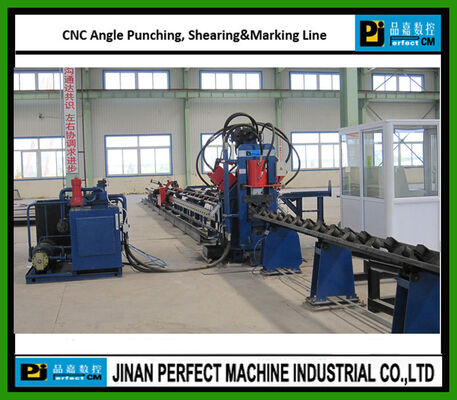 CNC High Speed Angle Punching, Shearing & Marking Line (Model BL1010) CNC Angle Line